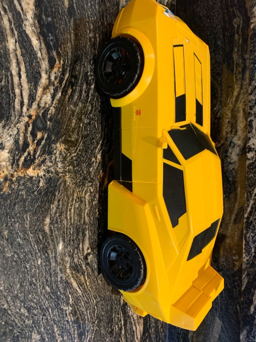 Hasbro Transformers Bumblebee Sports Car - Bright Plastic Race Car